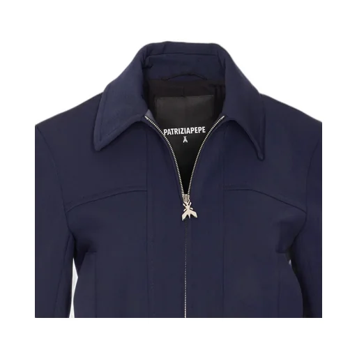 Patrizia Pepe Cropped Zip-Up Coat