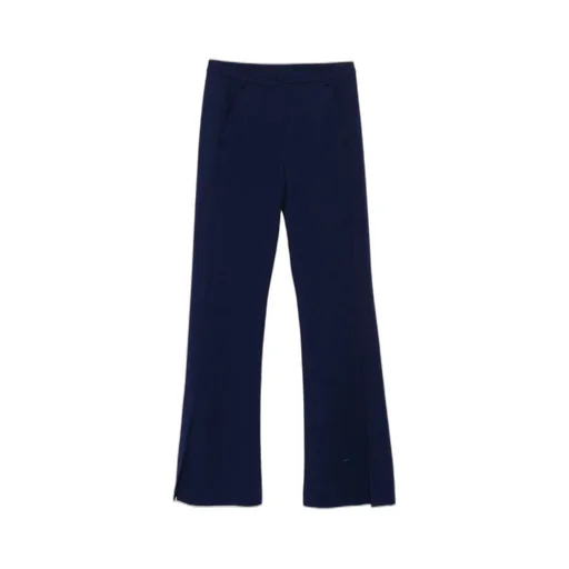 Patrizia Pepe Flared Split-Hem Pants