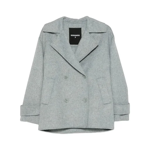 Patrizia Pepe Double-Breasted Caban Coat