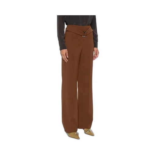 Patrizia Pepe Belted Wide-Leg Pants