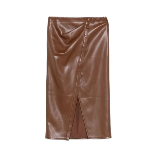 Patrizia Pepe Button-Detail Midi Skirt