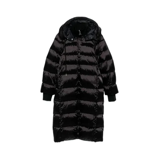 Patrizia Pepe Quilted Hooded Jacket