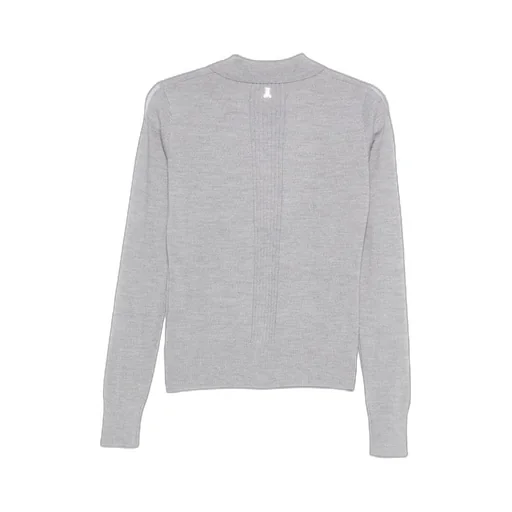 Patrizia Pepe Button-Up Knit Sweater