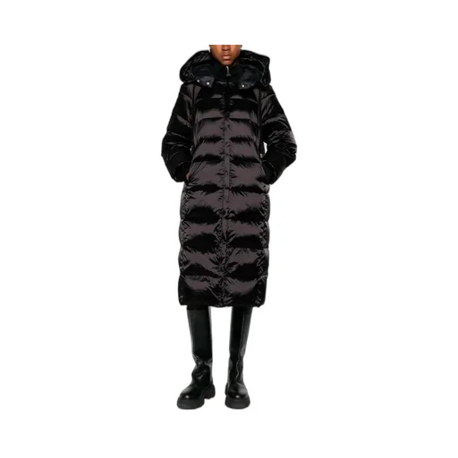 Patrizia Pepe Quilted Hooded Jacket