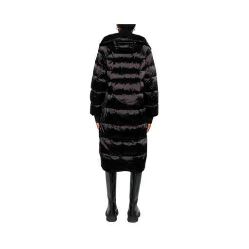Patrizia Pepe Quilted Hooded Jacket