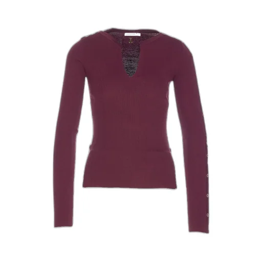 Patrizia Pepe Button-Shoulder Knitwear