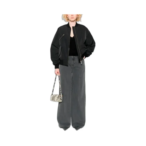 Patrizia Pepe Zip-Detail Bomber Jacket
