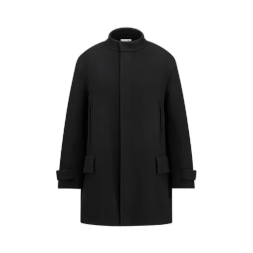 Coat With Scarf Collar