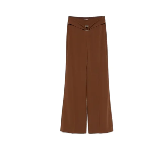 Patrizia Pepe Belted Wide-Leg Pants