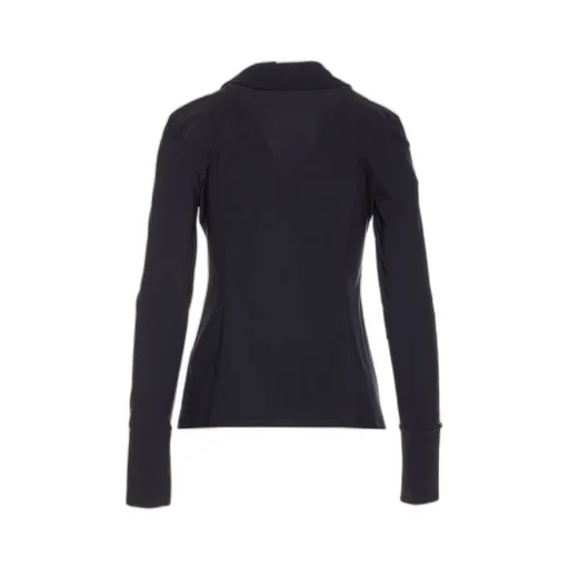 Patrizia Pepe Zip-Closure V-Neck Top
