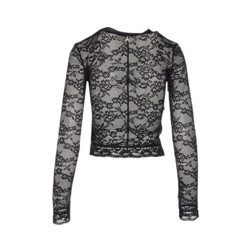 Patrizia Pepe Lace Crewneck Top