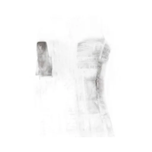 Patrizia Pepe Newspaper Print Long Sleeve Top