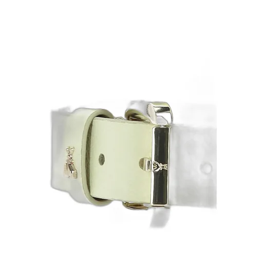 Patrizia Pepe Textured Buckle Belt