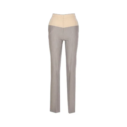Patrizia Pepe Two-Tone Straight Pants