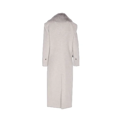 Patrizia Pepe Faux Fur Trimmed Coat
