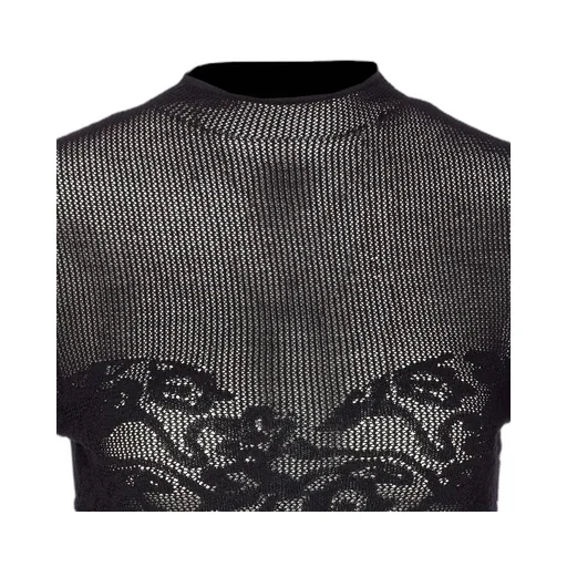 Patrizia Pepe Embroidered Mesh Knitwear