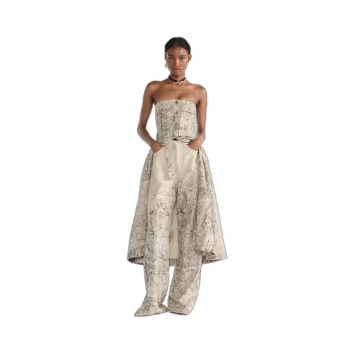 Mid-Length Belted Bustier Dress