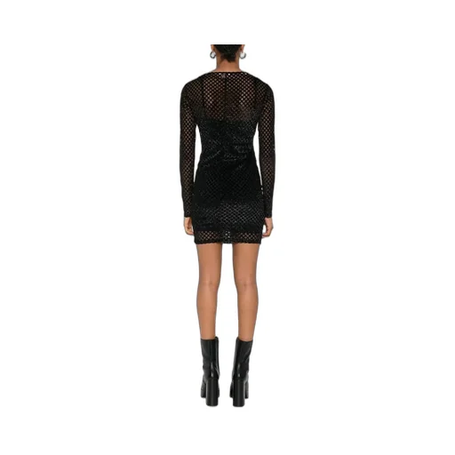 Patrizia Pepe Mesh Overlay Dress