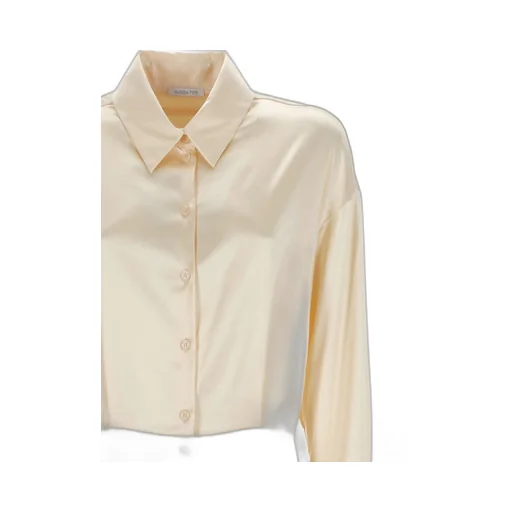 Patrizia Pepe Long-Sleeved Satin Mini Dress