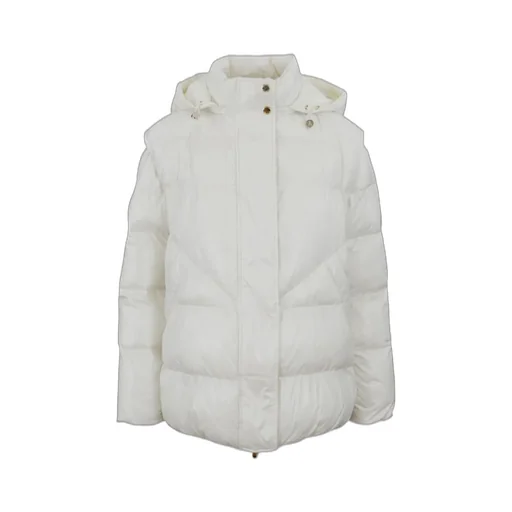 Patrizia Pepe Quilted Hooded Puffer Jacket
