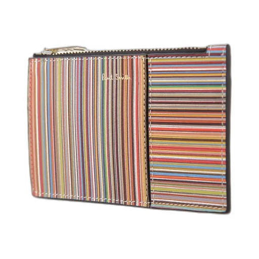 Paul Smith Striped Zipped Wallet