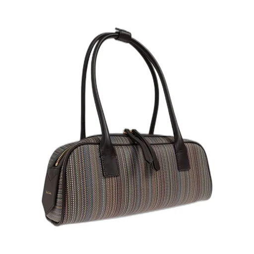 Paul Smith Striped Zip-Around Shoulder Bag