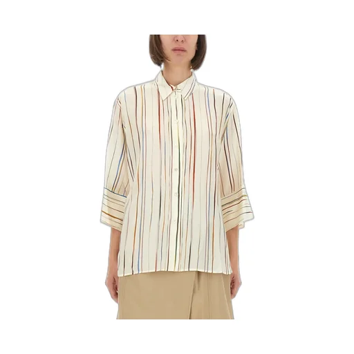 Paul Smith Three Quarters Sleeved Striped Shirt