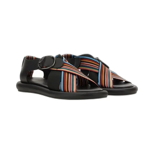 Paul Smith Stripe Detailed Open Toe Sandals