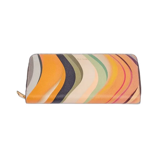 Paul Smith Logo Printed Zipped Wallet