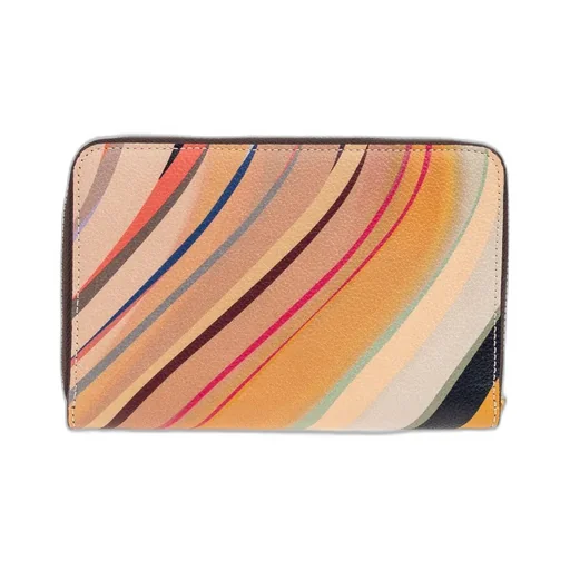Paul Smith Leather Wallet With Printed Logo
