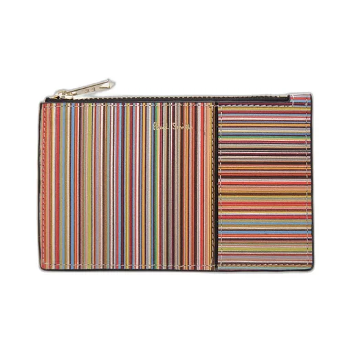 Paul Smith Striped Zipped Wallet