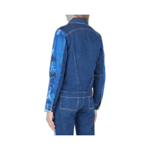 Paula Canovas Del Vas Patterned Denim Jacket