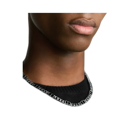 Cd Icon Thin Chain Link Necklace