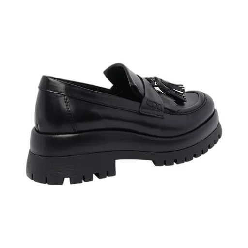 Pawelk's Tassel Platform Flat Shoes