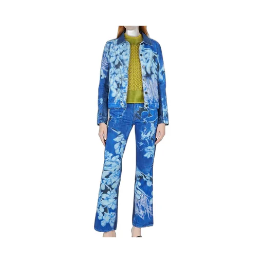 Paula Canovas Del Vas Patterned Denim Jacket