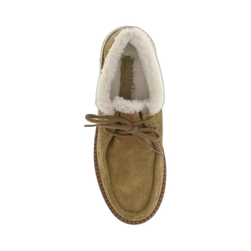 Pedro Garcia Shearling Lace-Up Shoes