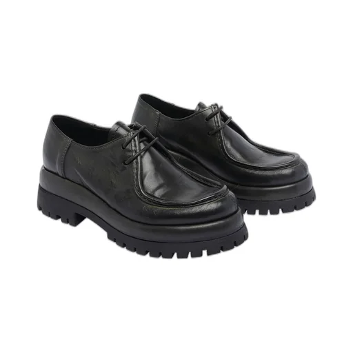 Pawelk's Cru Lace-Up Flat Shoes