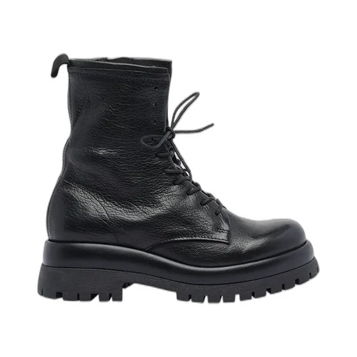 Pawelk's Lace-Up Round Toe Boots