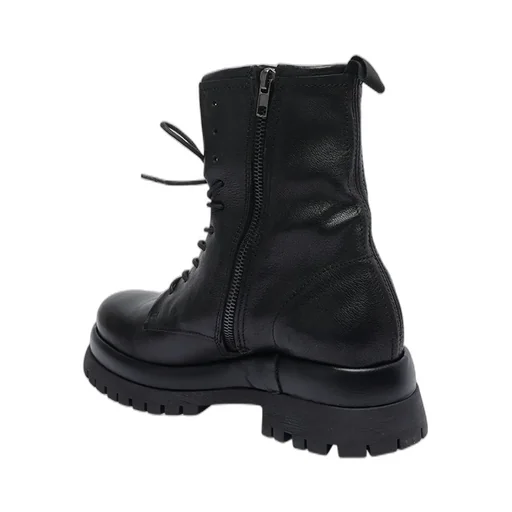 Pawelk's Lace-Up Round Toe Boots