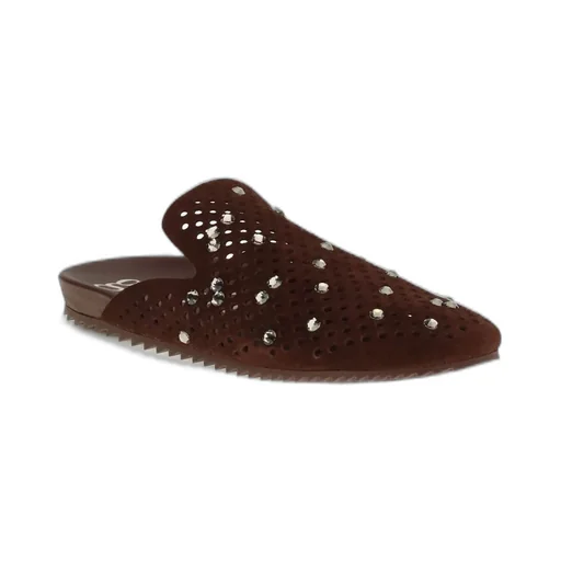 Pedro Garcia Braidy Embellished Mules