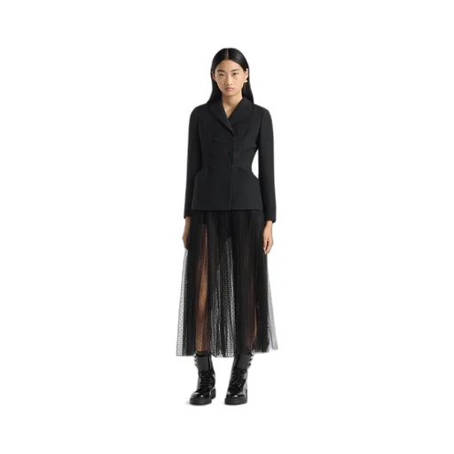 Mid-Length Pleated Skirt