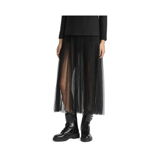 Mid-Length Pleated Skirt