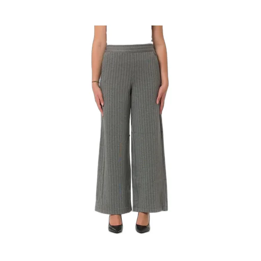Pennyblack Ristoro Wide-Fit Herringbone Jersey Trousers