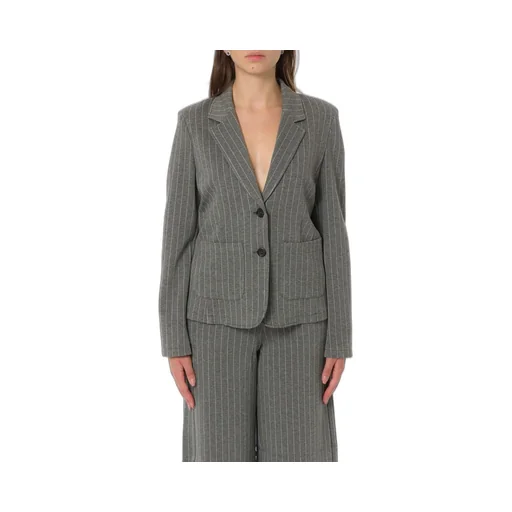 Pennyblack Yaqui Slim-Fit Pinstriped Jersey Blazer