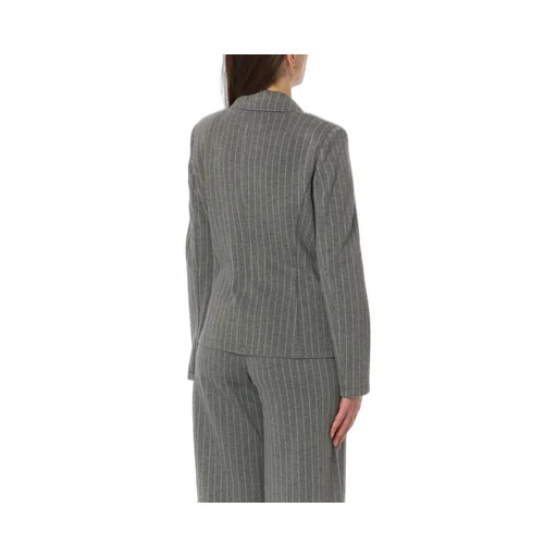 Pennyblack Yaqui Slim-Fit Pinstriped Jersey Blazer