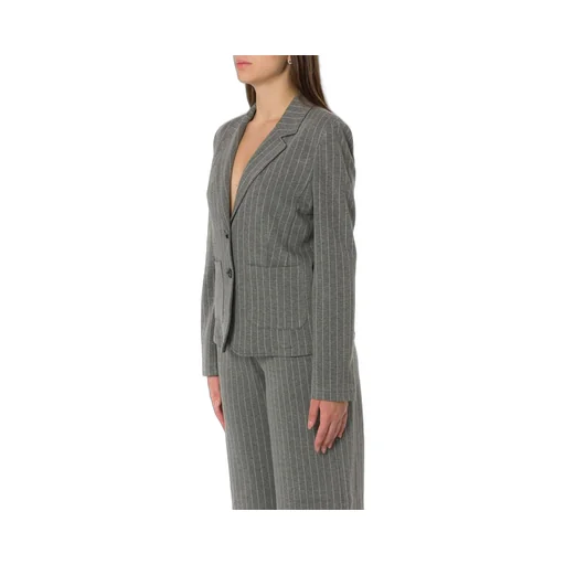 Pennyblack Yaqui Slim-Fit Pinstriped Jersey Blazer