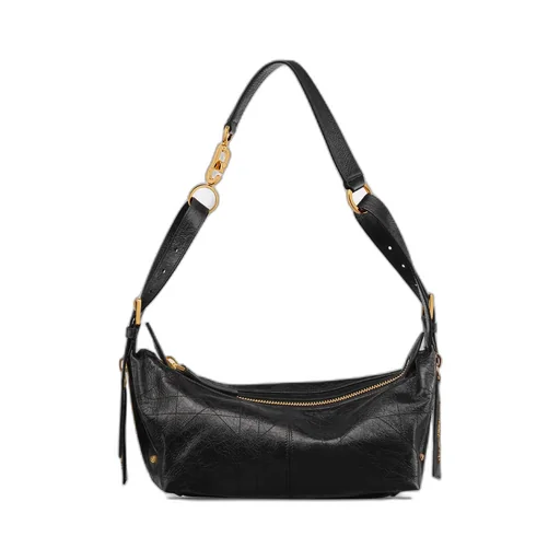 Small D-Journey Bag In Crinkled Calfskin