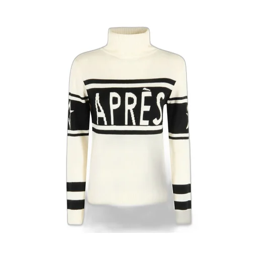 Perfect Moment Two-Tone High-Neck Knitted Jumper