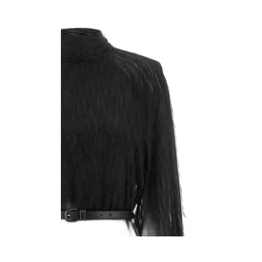 Peserico Fil Coupé Belted Dress