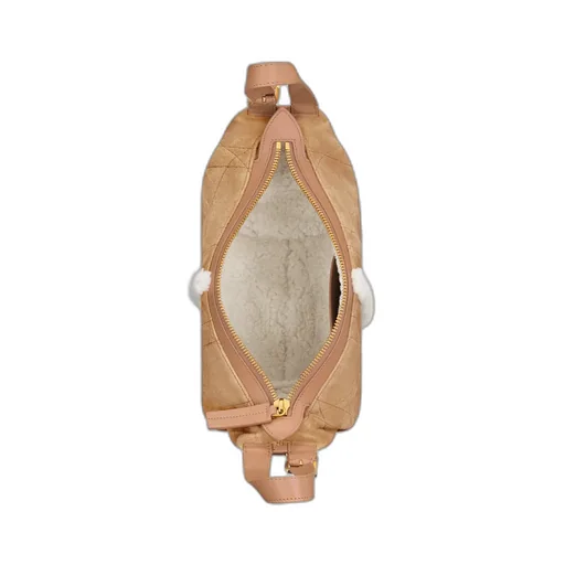 Dioralps Small D-Journey Bag In Suede Lambskin